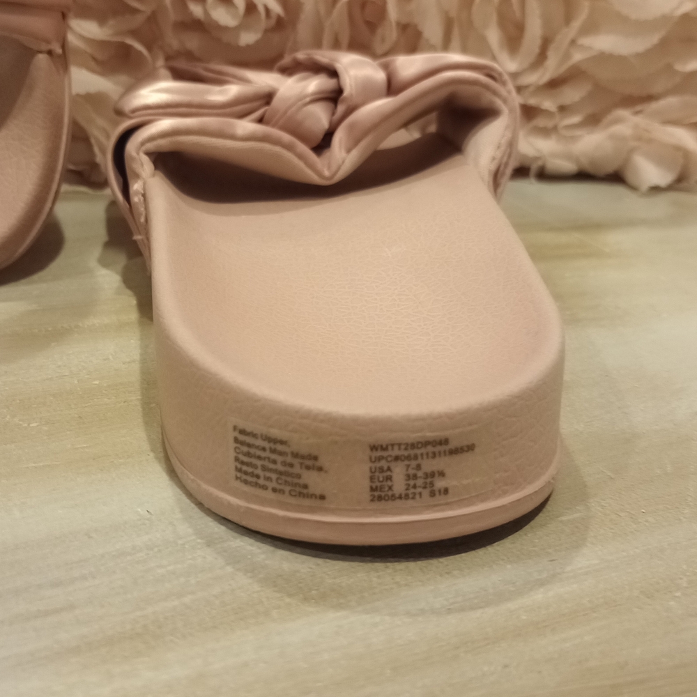 Elegant Pink Women's Slide Sandals